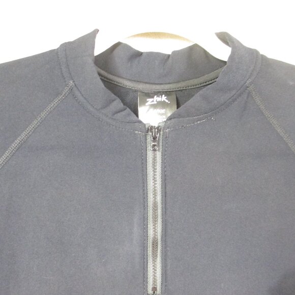 Zhik Womens Active Fleece High Collar 1/4 Zip Black Pullover Size Large - Picture 3 of 12